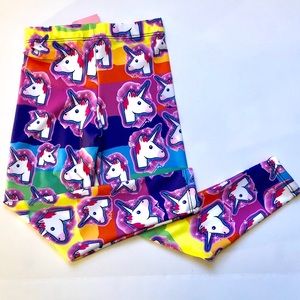NWOT Penelope Wildberry rainbow unicorn legging